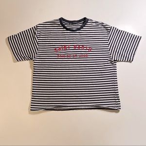 Brandy Melville Saint Barth Boxy Tee (OS)